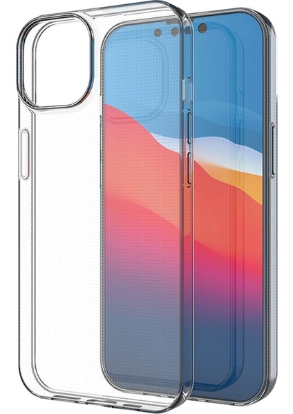 Apple iPhone 14 6.1 Inç Tpu Cep Telefon Kılıfı 1.0mm Ultra-Ince Kıta Anti Anti Telefon Koruma Kapağı (Yurt Dışından)