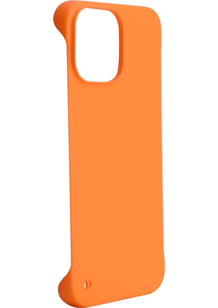 Apple iPhone 13 Telefon Kılıfı Için Air Yastıklama Için Ka Mat Çerçevesiz Çizelgeleme Önleyici Sert Pc Telefon Kılıfı Kabuk 6.1 Inç-Orange (Yurt Dışından)