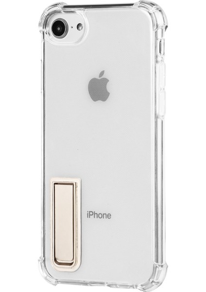 Air Yastığı Koruması Bırakın Yumuşak Tpu Apple iPhone 6/6s/se/8/7 Için Manyetik Kickstand ile Şeffaf Arka Kapak (Yurt Dışından)