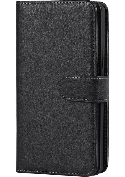 Apple iPhone 13 Telefon Kılıfı Için Düşüş Maşif Çıkarılabilir Pu Deri Deri Cüzdan Stand Telefon Kılıfı Bilek Kayışı ile 6.1 Inç-Black (Yurt Dışından) fiyatları