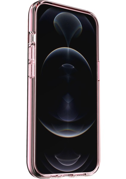 Apple iPhone 13 6.1 Inç Pembe Için Şeffaf Çizik Geçirmez Pc+Tpu Telefon Geri Kasası (Yurt Dışından) modelleri
