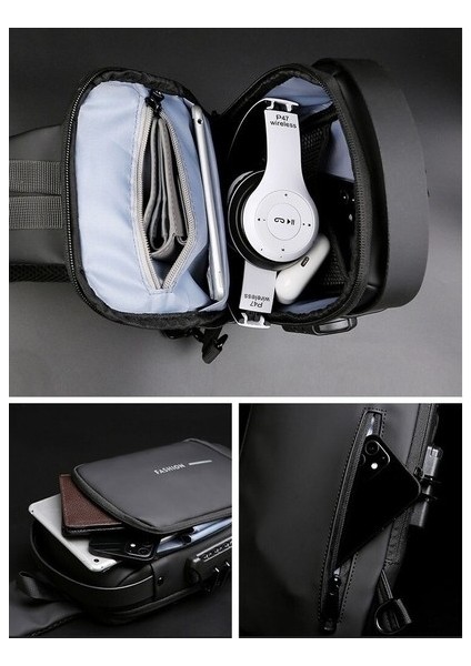 Göğüs Çantası Erkek Gelgit Marka Crossbody Çanta Sıçramaya Dayanıklı Oxford Kumaş Omuz Çantası Şifre Kilidi Spor Rahat Sırt Çantası (Yurt Dışından) modelleri
