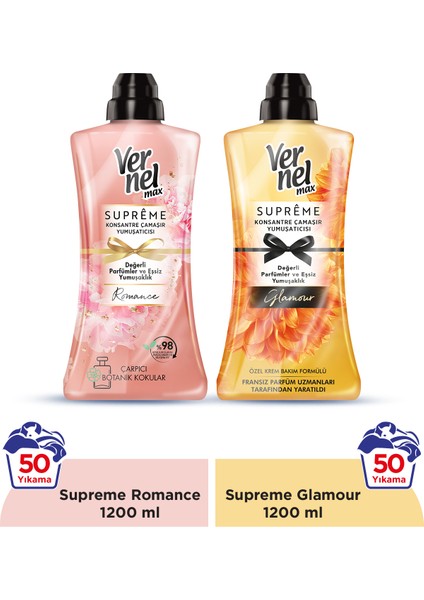 Max Supreme Romance 1.2L & Vernel Max Supreme Glamour 1.2L (2'li Set)