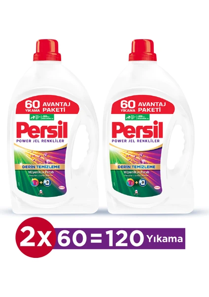 Color Jel Deterjan 60 Yıkama x 2 adet