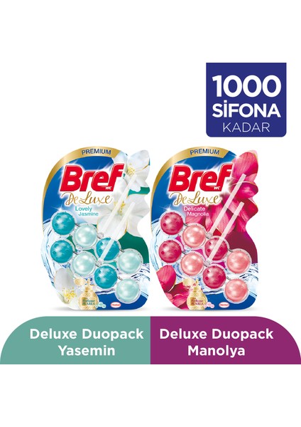 Deluxe Katı Tuvalet Bloğu Yasemin İkili & Manolya İkili (2'li Set)