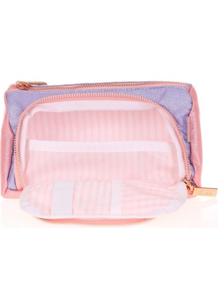 Sparkle Plump Kalem Çantası Duble Somon K2531 modelleri