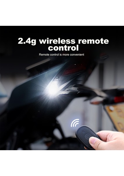 9 Lu LED Motosiklet Bisiklet Scooter Anti-Çarpışma Ledi Kumandalı 7 Renk Motoled modelleri