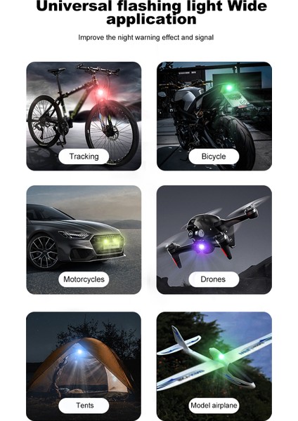 9 Lu LED Motosiklet Bisiklet Scooter Anti-Çarpışma Ledi Kumandalı 7 Renk Motoled indirimleri
