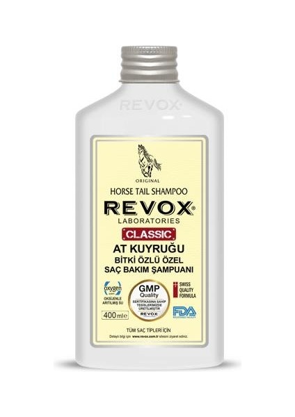 E2'Quality Revox At Kuyruğu Bitki Özlü 400 ml Şampuan