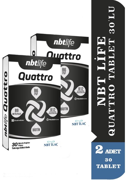 Nbt Life Quattro Tablet 30'lu 2 Adet