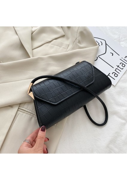 Fransız Dokulu Popüler Küçük Çanta, Şık Kadın Çantası, Çok Yönlü Omuz Koltuk Altı Çantası (Yurt Dışından)