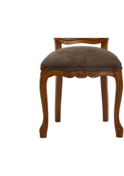 Sandalye ST Zus024 HASIR SIRT Model Kayın Oymalı Çizgili Ayak Kahverengi Döşeme modelleri