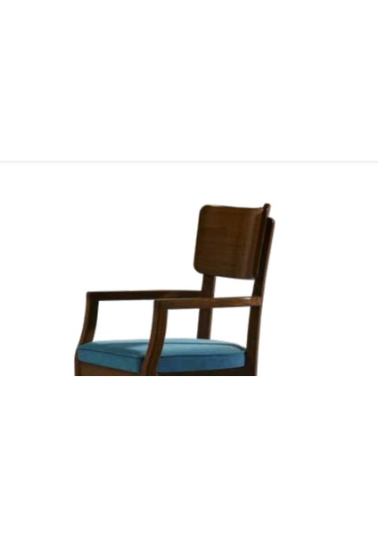 Sandalye Zus170 Ahşap Sırtlık Model Kayın Retro Ayak Ceviz Renk Turkuaz Baby Face Kumaş El Yapım fiyatları