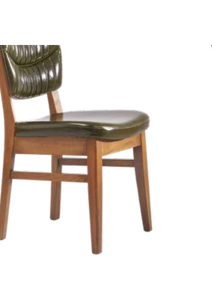 Sandalye ST Zus106 MODEL Kayın Retro Parlak Ceviz Parlak Suni Deri Döşeme El Yapım
