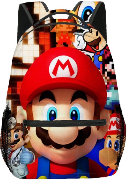 Mario Ilk ve Orta Okul Çantası Çocuk Sırt Çantası (Yurt Dışından)