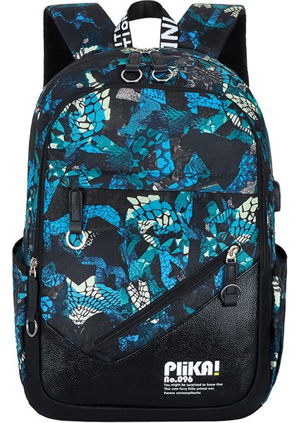 Sırt Çantası Moda Trendi Ortaokul Kampüsü Rahat Açık Hava Seyahati Sırt Çantası (Yurt Dışından)