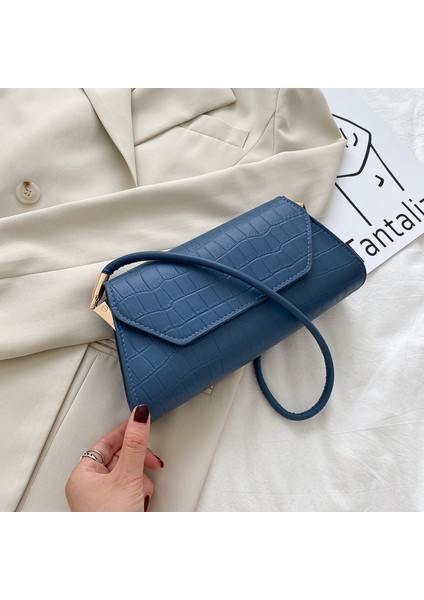 Fransız Dokulu Popüler Küçük Çanta, Şık Kadın Çantası, Çok Yönlü Omuz Koltuk Altı Çantası (Yurt Dışından)