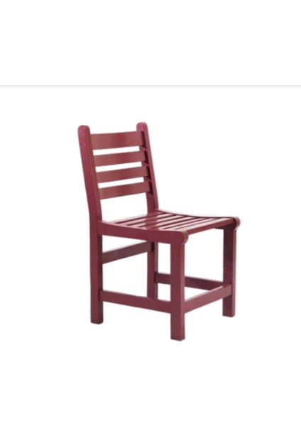 Sandalye ST Zus212 Ahşap Sırtlık Köy tipi Model Parlak PEMBE Boya Ahşp Kayın Ayak