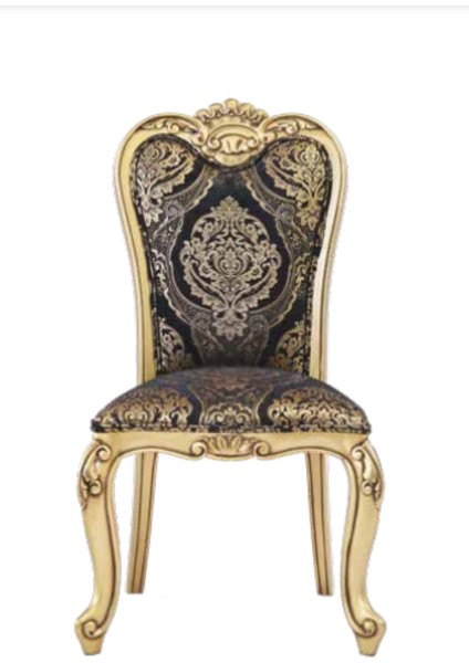 Sandalye 19743 Zus003 Klasik Model Kumaş Oyma Kayın Avangart Ayak El yapı