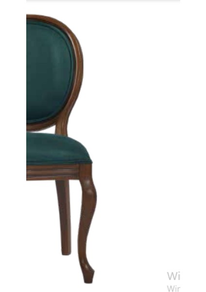Sandalye 19753 Zus016 MADALYON Model Kayın Torna Aslan Ayak Kumlu Kumaş Elyapı