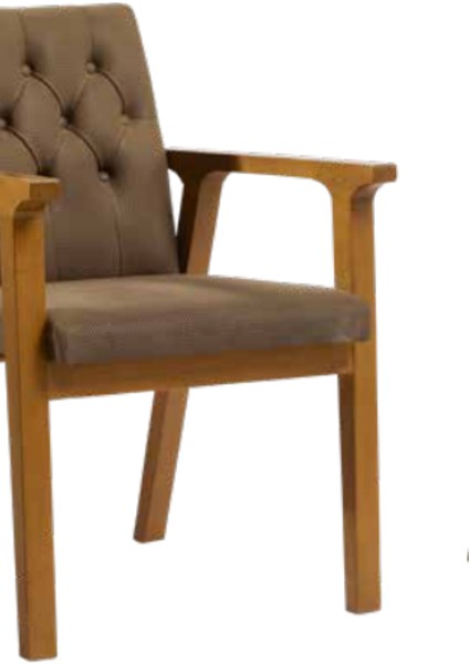 Sandalye ST Zus144 Kapitone Sırtlık MODEL Tam Kolçak Ahşap Kayın Ort Ceviz Elyapı fiyatları
