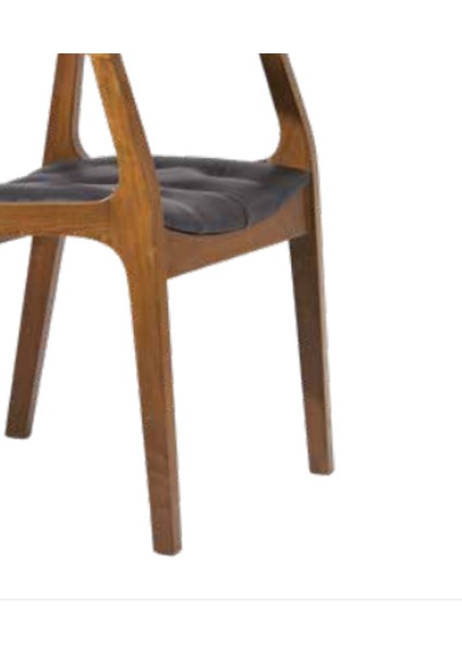 Sandalye ST Zus139 Tam Kolçak Model Suni Deri Kayın RETRO Ayk Parlak Ceviz Elyapı fırsatları