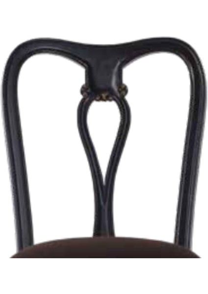 Sandalye Kayın 19742 ZUS010 Kahverengi Baby Face Kumaş Oymalı Parlak Siyah 1Ad modelleri