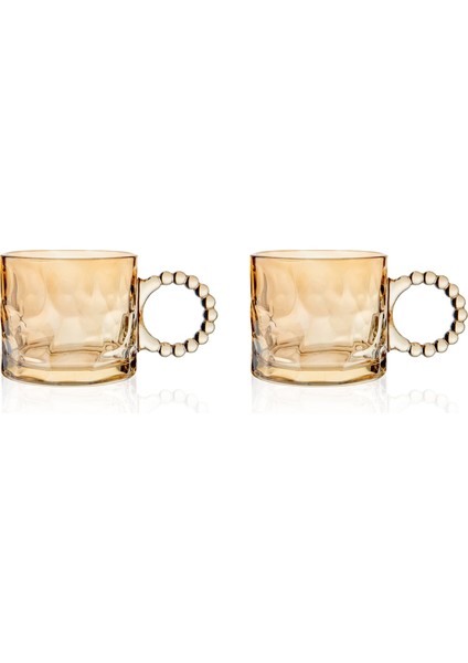Ringo Stone Amber 2'li Cam Kupa - 325 ml fiyatları