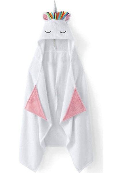 Unicorn Figürlü Havlu Panço modelleri