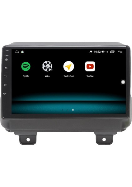 Jeep Wrangler Android 13 Multimedya Carplay 4gb RAM+64GB HDD Navigasyon Ekran