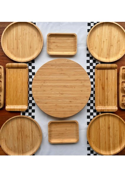 25 Parça Bambu Kahvaltı Takımı Kahvaltılık modelleri