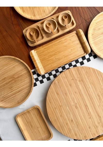 25 Parça Bambu Kahvaltı Takımı Kahvaltılık fırsatları