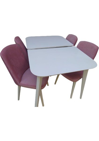 Masa MUZ Ayak ST Klasik Kayın RETRO Sandalye Parlak BEYAZ Orta Açıl Masa tabla modelleri