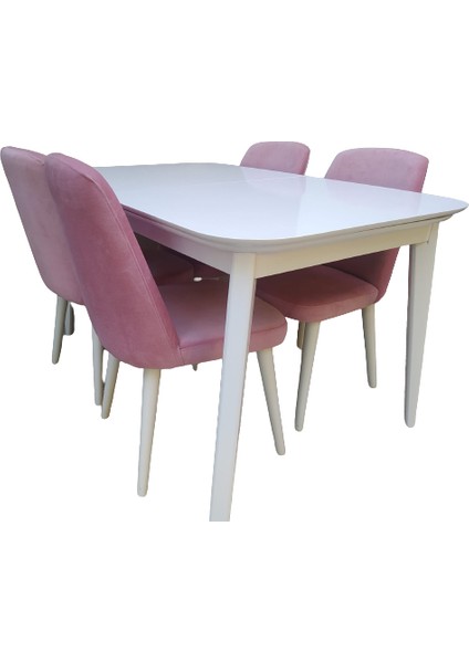 Masa MUZ Ayak ST Klasik Kayın RETRO Sandalye Parlak BEYAZ Orta Açıl Masa tabla indirimleri
