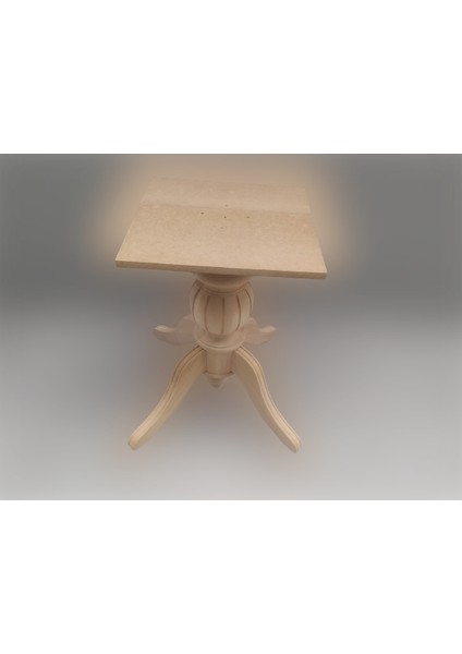 Baba Masa Ayak Ham Ahşap Ihlamur Ağacı 90-100-110-120 cm Kutuda Sevk El Yapım