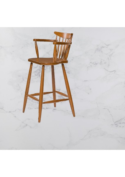 Sandalye 14228 ST Zus705-278 Kafes Sırtlık Yarım-Kolçak Kayın Ayak Parlak Ceviz