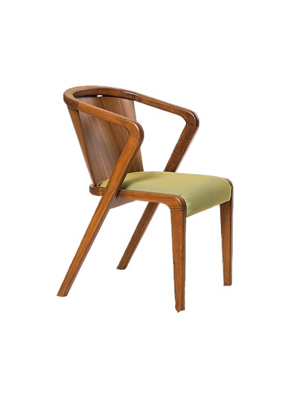 Sandalye 14218 Zus582-095 ATMACA Model KOLÇAK Kayın RETRO Ayak Ceviz Babyface Kmş