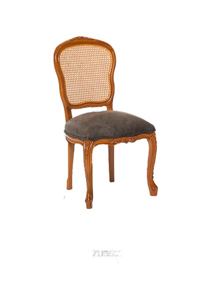 Sandalye ST 14201 Zus505-024 HASIR SIRT Model AVANGART Aslan ayak Anrasit El Yapı