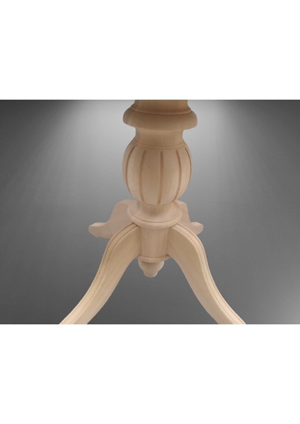 Baba Masa Ayak Ham Ahşap Ihlamur Ağac 90-100-110-120 cm Masa Ölçülerine Uyumlu El Yapım modelleri