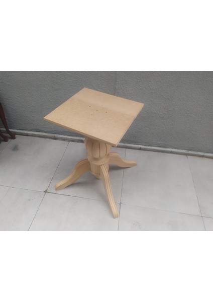 Baba Masa Ayak Ham Ahşap Ihlamur Ağac 90-100-110-120 cm Masa Ölçülerine Uyumlu El Yapım indirimleri