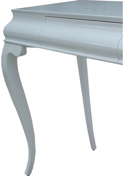 Dresur Dik Bombe Model Çekmece Kayın Avangart Aslan Ayak Parlak Beyaz El Yapım fırsatları