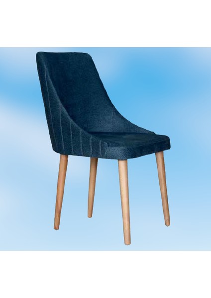 Sandalye ST Dizayn Sofia model Kayın klasik ayak kapitone girdirtme 1Ad el yapım