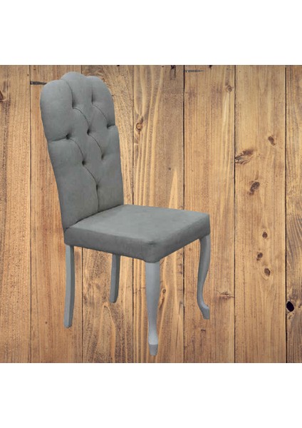 Sandalye ST Dizayn Bianca model Kayın klasik Aslan ayak kapitonel 1 Ad el yapım modelleri