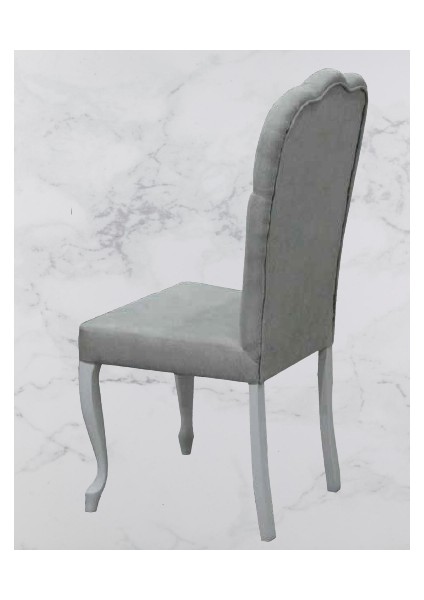 Sandalye ST Dizayn Bianca model Kayın klasik Aslan ayak kapitonel 1 Ad el yapım indirimleri