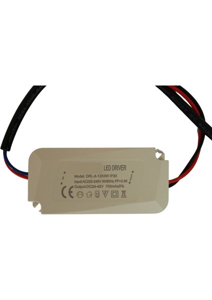 8-12X3W LED Driver 700MA 24-42V Power LED Sürücü IP20 Power LED Driver