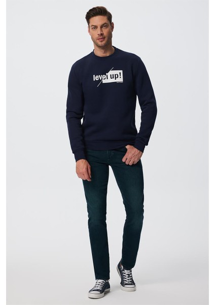 Kaı Erkek Sweatshırt Lacivert
