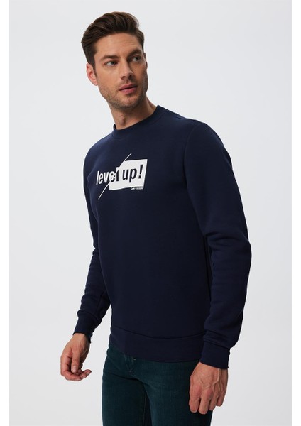 Kaı Erkek Sweatshırt Lacivert