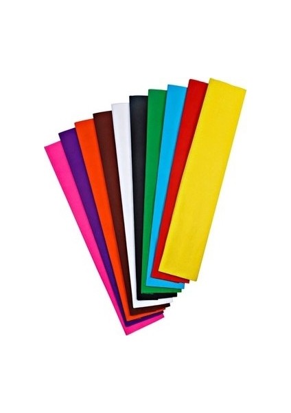 Grapon Kağıdı 10 Farklı Renk 50CMX200 cm Canlı Renkler