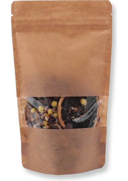 Kraft Pencereli Doypack