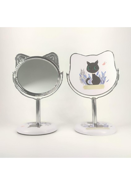 Mordino Black Cat Kedi Model Masa Aynası